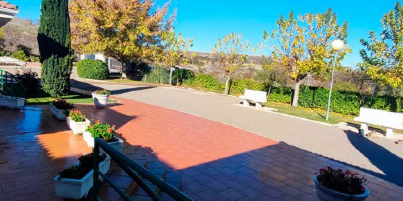Terraza de residencia