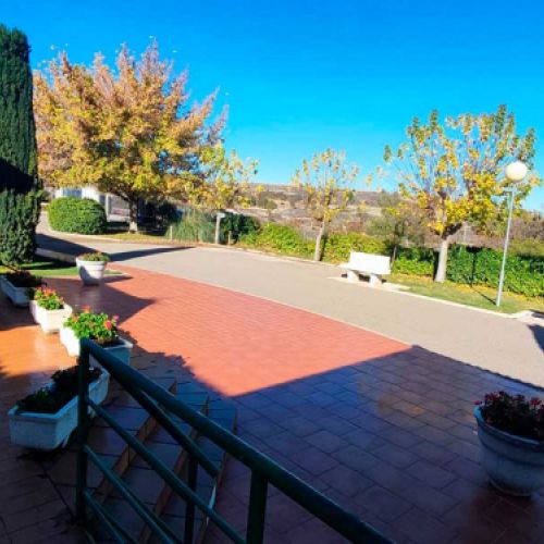 Terraza de residencia